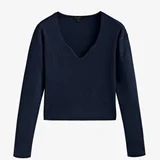 Джемпер Massimo Dutti темно-синий XS — wool, sweatshirt (photo 2)