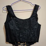 Платье голубо-серое — bulletproof vest, velvet (photo 5)