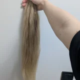 Волосы для наращивания славянские натуральные 60 см — hand blower, wig, maillot (photo 3)