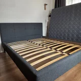 Двуспальная кровать с ортопедическим матрасом 160x200 см — studio couch, doormat (photo 1)