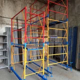Мобильная строительная вышка-тура на колесах — turnstile, coil (photo 1)
