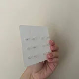 Набор серёжек-гвоздиков бижутерия, 6 пар — toilet tissue, paper towel (photo 2)