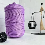 Полиэфирный шнур с сердечником 5мм 200м фиолетовый — wool (photo 1)