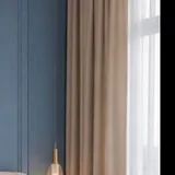 Шторы блэкаут светлый беж 190x283 — window shade, radiator (photo 1)