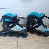 Ролики раздвижные и скейт (комплект) — running shoe, sandal, clog (photo 1)