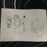 Игровой микрофон с подсветкой — envelope, coffee mug (photo 2)