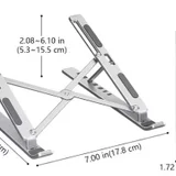 Подставка для ноутбука складная алюминиевая — guillotine (photo 3)