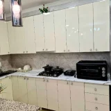 Квартира 50 кв.м, 1 спальня — stove, microwave (photo 3)