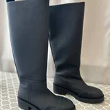Сапоги Zara — jean, sock, cowboy boot (photo 1)