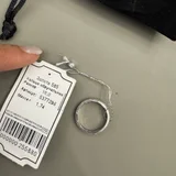 Золотое обручальное кольцо 585 пробы — hard disc, loupe (photo 1)