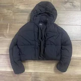 Короткий пуховик Zara S — sleeping bag, ski mask, sweatshirt (photo 1)