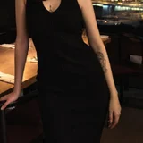 Черное платье трикотаж Love Republic XXS (photo 4)
