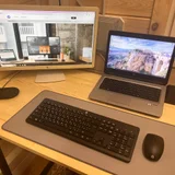 Готовый комплект: Ноутбук HP 640 G3 + док-станция + монитор HP 24” + кронштейн Onkron G80 — desktop computer (photo 1)