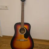 Гитара Fender FA-125 SB с чехлом и струнами — acoustic guitar (photo 1)