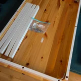 Стол IKEA массив дерева со стеклом (photo 2)