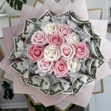 Денежные букеты на заказ — buckle, tray (photo 4)