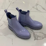 Лавандовые резиновые сапоги United Colors of Benetton — clog (photo 1)