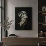 Картина маслом на черном холсте (photo 6)