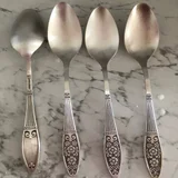 Ложки столовые мельхиор 6 шт — ladle, wooden spoon, spatula (photo 1)
