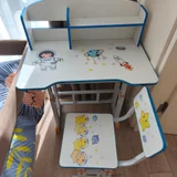 Детский стол и стульчик с регулировкой высоты — printer, sewing machine (photo 1)