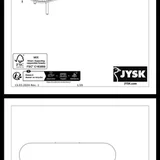ТВ тумба JYSK LYNGVIG 160 см — digital clock, CD player, dishwasher (photo 2)