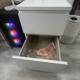 Тумба IKEA белая с двумя ящиками — printer (photo 2)