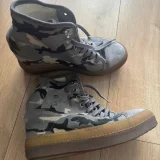Брендовые замшевые ботинки — running shoe, sandal, clog (photo 1)
