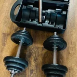 Гантели / Штанга разборные, стальные — dumbbell (photo 1)