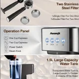 Профессиональная кофемашина для капучино и латте — printer, web site (photo 2)