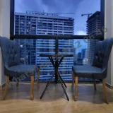 2-комнатная квартира 48 м² в New Wave Tower — patio, dining table (photo 3)