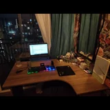Компьютерный стол угловой — desk, monitor, desktop computer (photo 2)