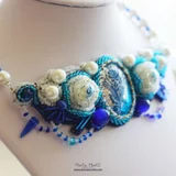Колье Санторини ручной работы — necklace, hair slide (photo 1)