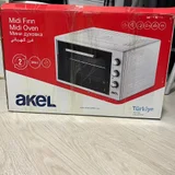 Мини-духовка AKEL AF380 38 л — microwave, digital clock, cassette player (photo 2)