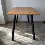 Обеденный стол 125х70 — table lamp, pedestal, dining table (photo 2)