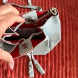 Летняя кожаная сумка Made in Italy — purse, hook, pinwheel (photo 3)
