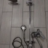 Тропический душ с душевой лейкой и краном б/у — stethoscope, can opener (photo 1)
