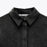 Вельветовая рубашка Zara — suit (photo 2)
