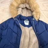 Удлиненная куртка Okaidi на мальчика 5-6 лет — fur coat (photo 2)