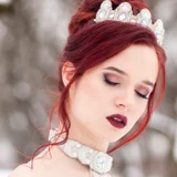 Колье "Белые Листья" (photo 6)