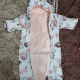 Детский теплый комбинезон 74 размер — pajama (photo 2)
