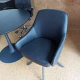 Стильное кожаное кресло — rocking chair, folding chair, barber chair (photo 3)