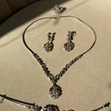 Ювелирные украшения из белого золота с бриллиантами — necklace, chain (photo 4)