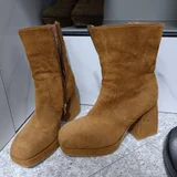 Обувь (казаки, лоферы, клоги) — cowboy boot, velvet (photo 1)