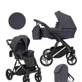 Коляска Kunert 2в1 прогулочная и люлька — tripod, bassinet (photo 3)