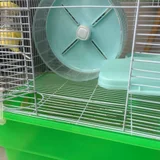 Клетка для хомяка с поилкой, трубой и колесом — electric fan (photo 3)