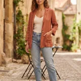 Итальянская блузка градиентная — jean, cardigan (photo 3)