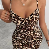 Леопардовое гламурное платье — maillot, maillot (photo 1)