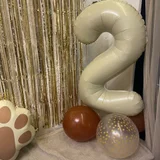 Шарики 3 шт (2 года, медведь и лапка) — golf ball, thimble (photo 2)