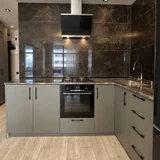 Кухня 2.48х1.49 (без техники) — microwave, stove, dishwasher (photo 1)