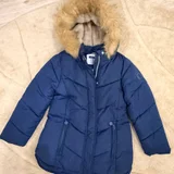 Удлиненная куртка Okaidi на мальчика 5-6 лет — fur coat (photo 1)